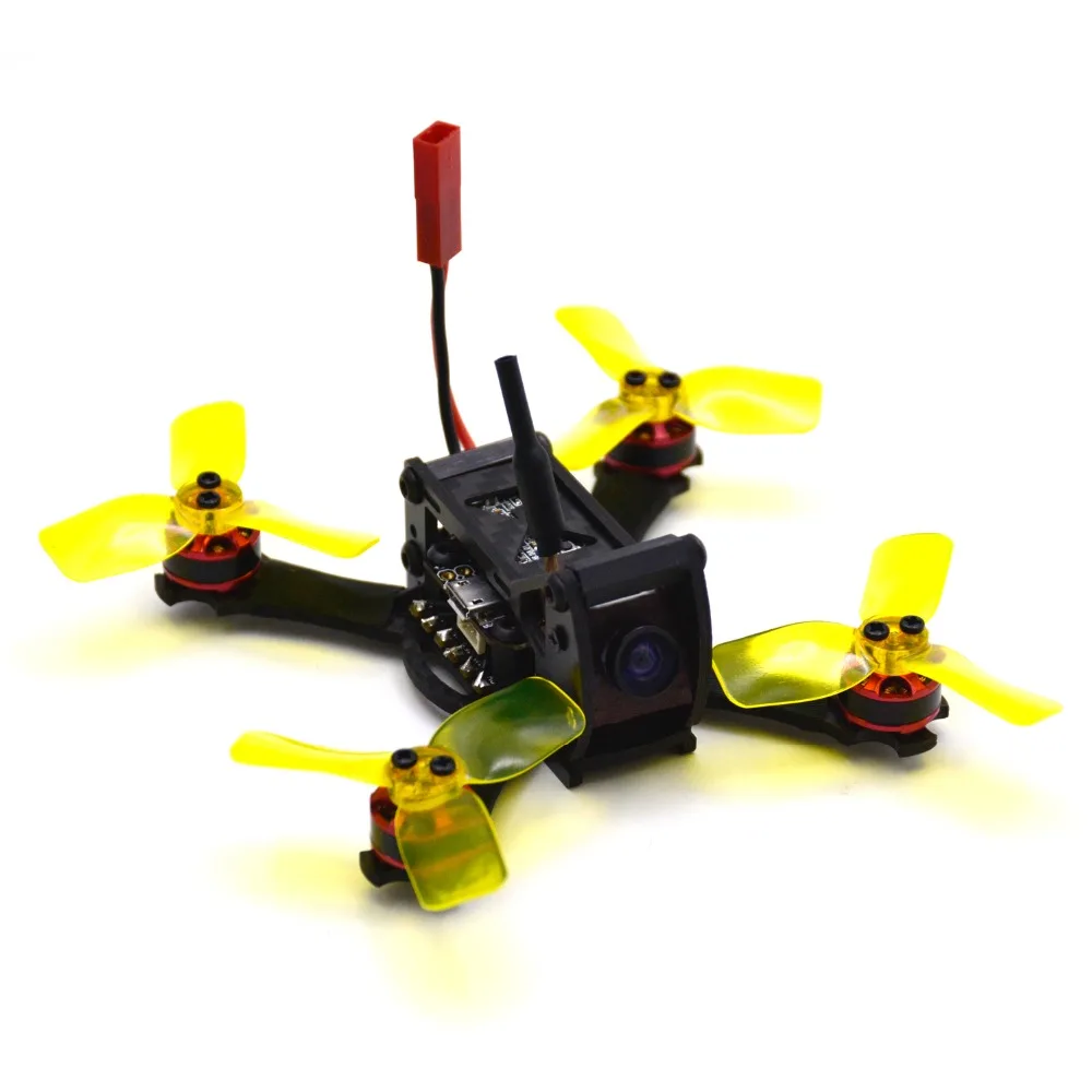 LHI RC вертолет 100 мм FPV гоночный Дрон с камерой 5 8G 25MW 48CH flysky FS-I6 пульт дистанционного