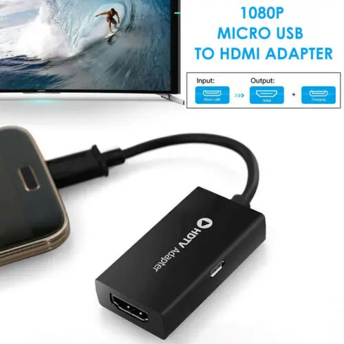 Micro USB к HDMI адаптер MHL мужчина Женский Кабель для Android микро смартфон планшет tv 2C25| |