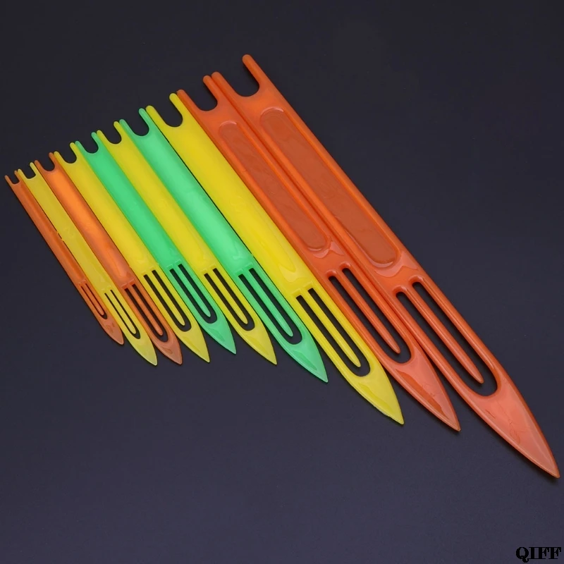 

10 Pcs Fishing Netting Needle Repair Net Line Plastic Shuttles Mending Weaving MAR28