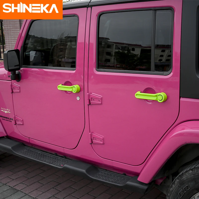 SHINEKA ABS Автомобильная внешняя дверная ручка корпус и чаша накладка декоративные