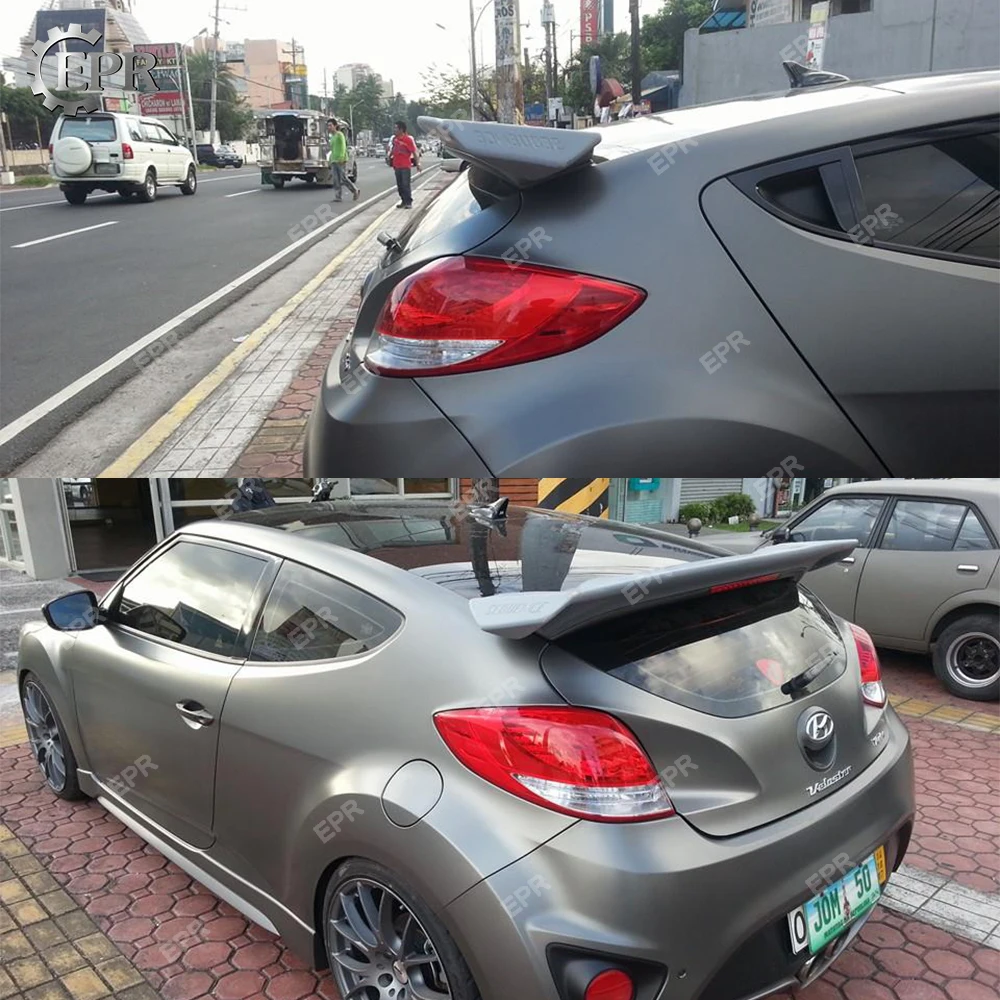 Для Hyundai Veloster Sequence Style FRP задний спойлер из стекловолокна (не турбо) тюнинг часть