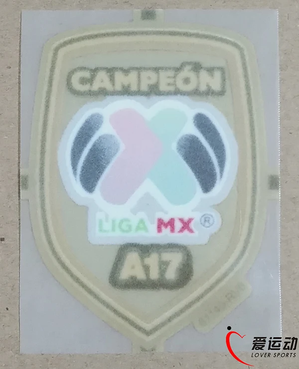 2017 Лига MX Apertura чемпионы Тигр A17 футбольная нашивка мексиканская Лига|patch mexico|soccer