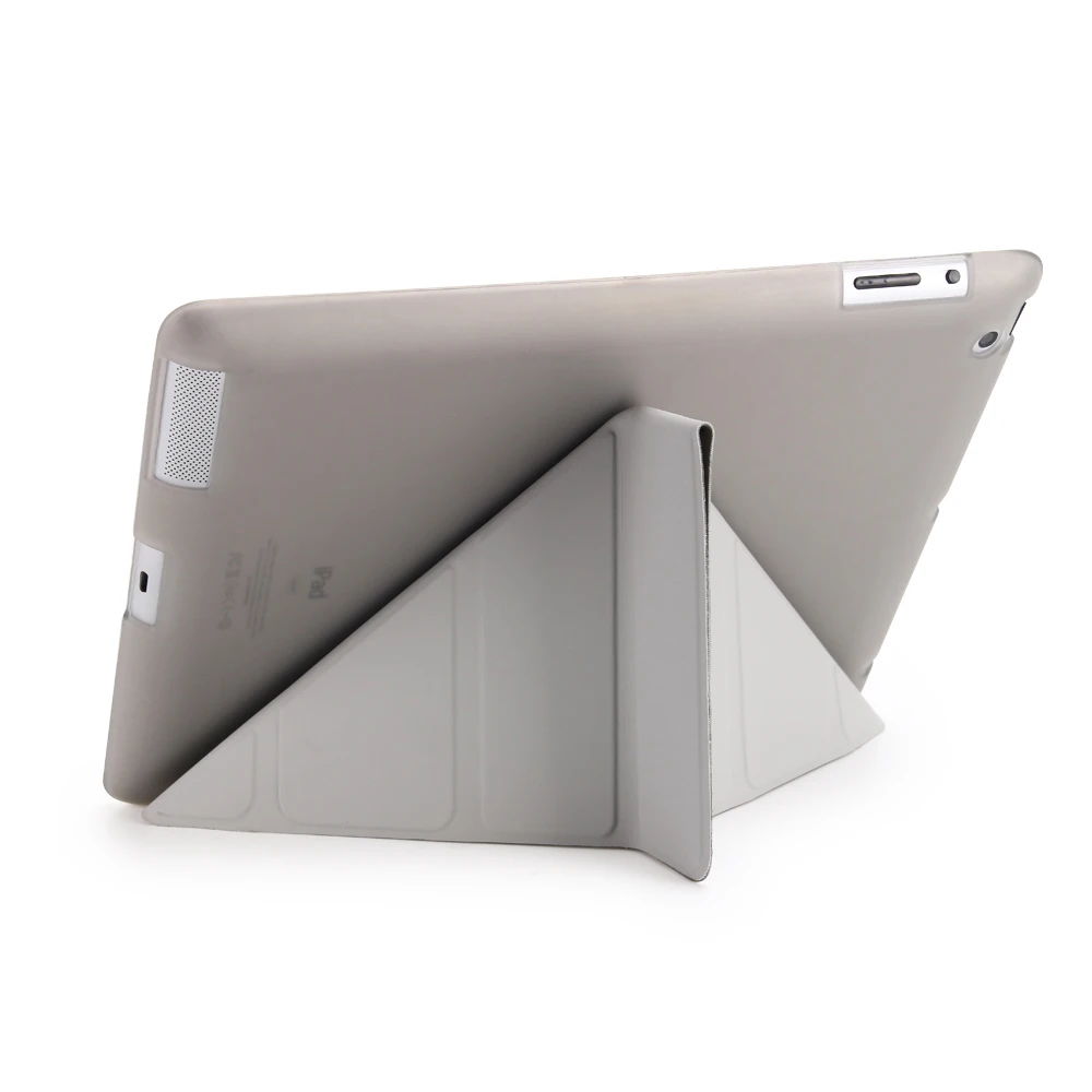 Вертикальный жесткий и мягкий силиконовый чехол из ТПУ для apple ipad 2 3 4 smart cover 4 с подставкой pu кожаный чехол