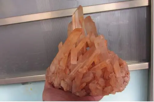 

2018g Pretty Natural Red Quartz Crystal Cluster Rock Specimen