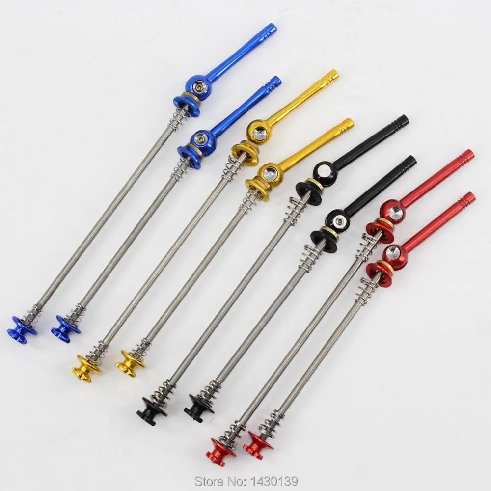 New arrival Titanium alloy Mountain bike quick release Road bicycle skewers QR MTB Bike parts 4 colors Free ship | Спорт и