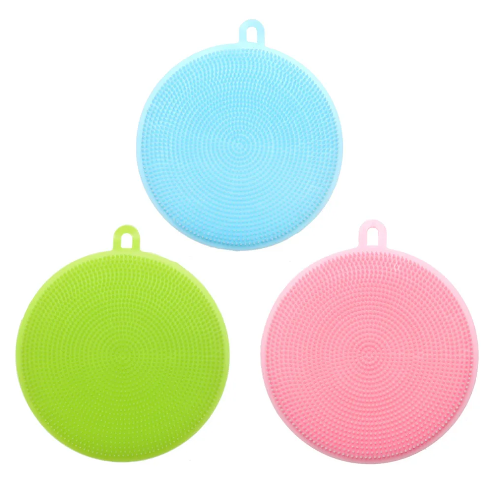 Magic Cleaning Brushes Silicone Dish Bowl Scouring Pad Pot Pan Easy to clean Wash Kitchen | Дом и сад