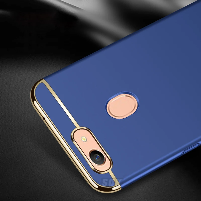 Чехол F7 для OPPO ультра тонкий чехол 3 в 1 с полным корпусом жесткий Роскошный F 7