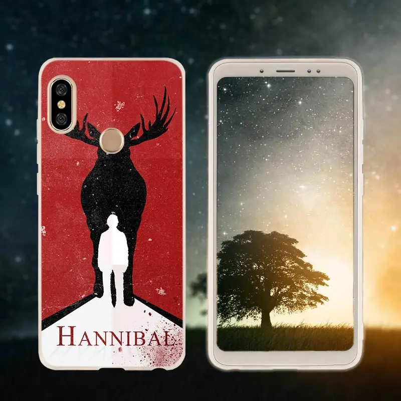 Ганнибал Мягкий чехол крышка для Xiaomi Redmi Примечание 8 iPhone 7 6 plus 5 iPad Pro 8a 7 6pro 6a s2 5a 4a 5 плюс y3 Coque Etui чехол для телефона чехол s - Цвет: Silicone 1