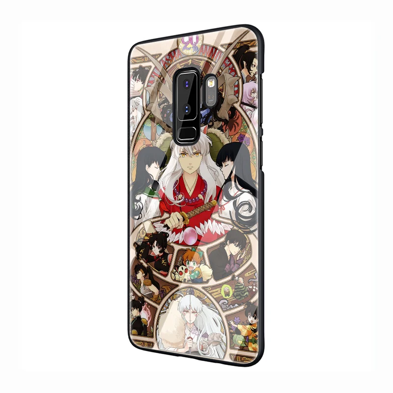 G2 Inuyasha закаленное Стекло мягкий чехол для телефона для samsung Galaxy S7 край S8 S9 S10 Note 8, 9, 10, плюс A10 A20 A30 A40 A50 A60 A70 - Цвет: G2
