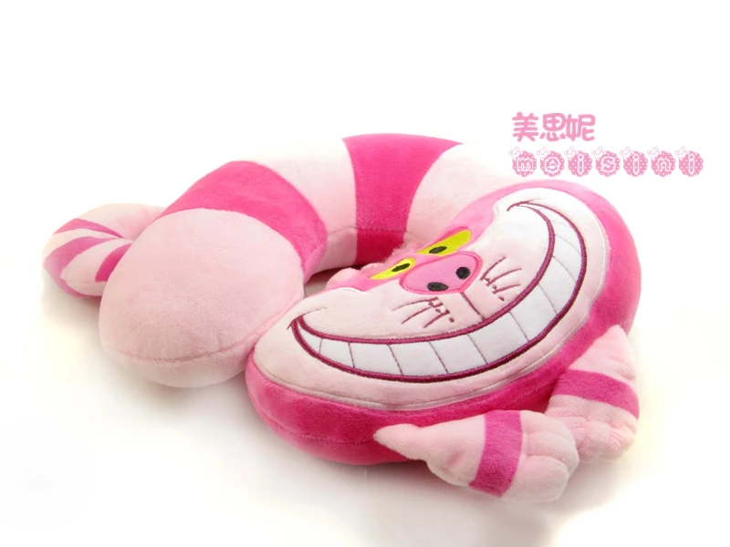 Новый Чеширский Кот из Алисы материал плюшевая u образная подушка для шеи Игрушка