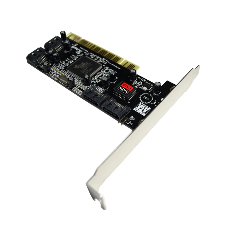 PCI to 4SATA 1 5 ГБ/сек. RAID Card SIlicom Image 3114 чипсет Поддержка RAID0 10 Вт/2 шт SATA кабели|raid card|raid card