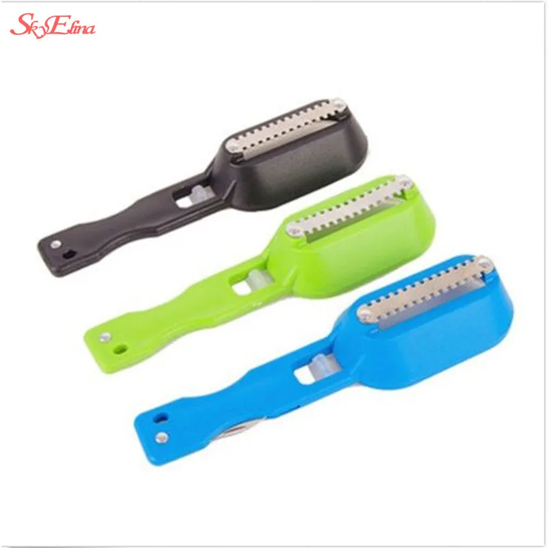Home Kitchen Garden Cooking Tool Clean Convenient Scraping Scale Kill Fish With Knife Machine Accessories 6z |