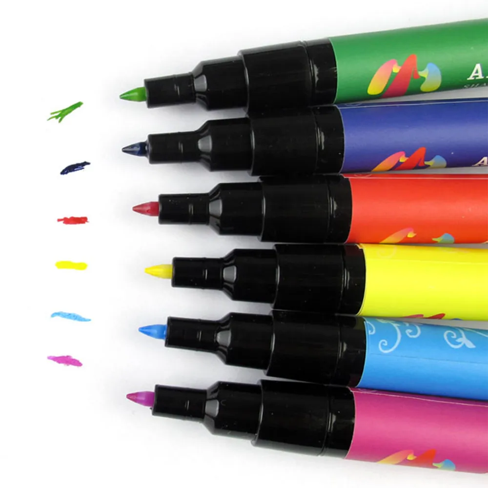 Nail Art Pen Картина Дизайн Инструмента 24 цветов на Выбор Рисование Гель Легко Сделано