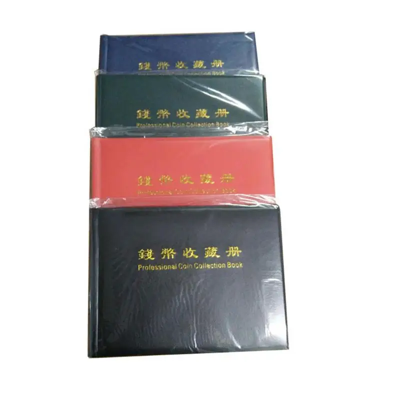 Новинка 180 альбом для монет книга коллекционирования из ПВХ чехлы хранения