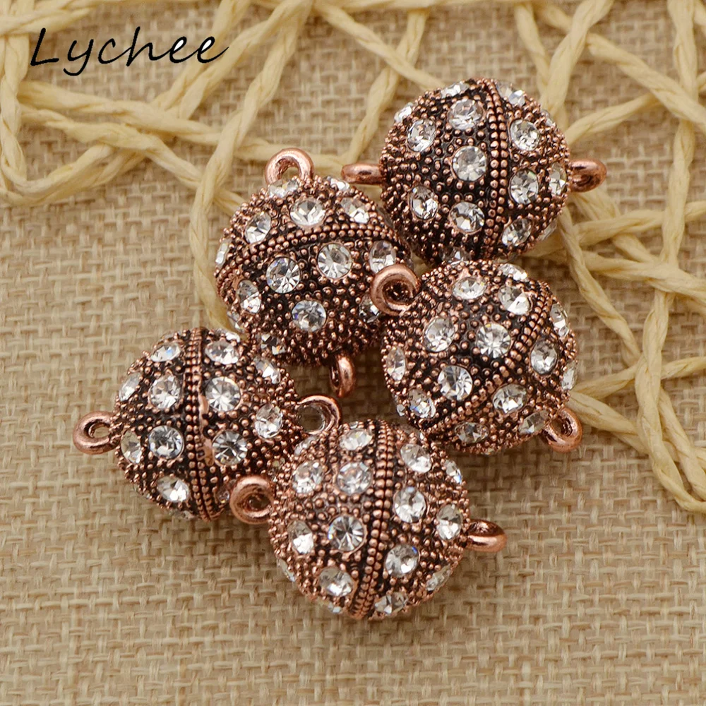 Lychee магнитные застежки для стразы с круглыми шариками 5 шт. | Дом и сад