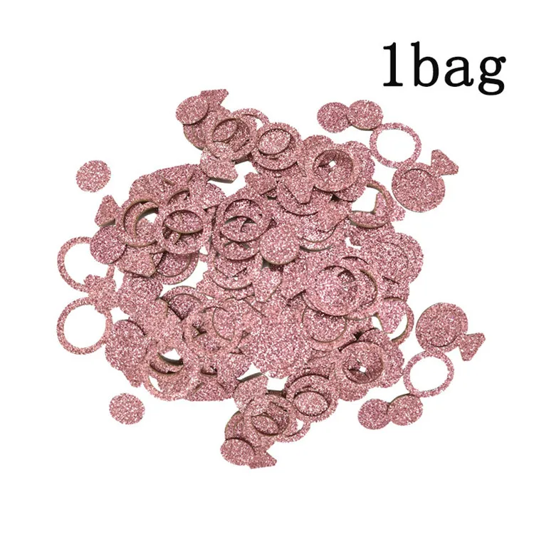 rose gold Chicinlife, 1 набор, воздушный шар "Конфетти", для невесты, для свадьбы, девичника, девичника, вечерние украшения - Цвет: rose gold