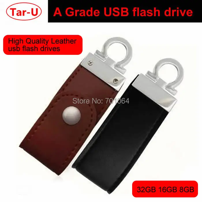 USB флеш накопитель из натуральной кожи PU 4 ГБ 8 16 32 ГБ|USB флэш-накопители| |