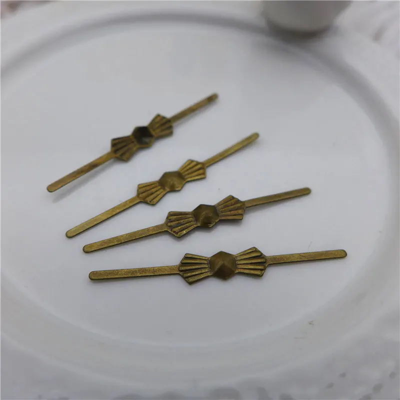 Antique Bronze 300 шт 33 мм занавес медная Нержавеющая Пряжка бабочка люстра Соединительный кристалл восьмиугольник соединительное кольцо лампы крючки запчасти diy - Цвет: Antique Bronze
