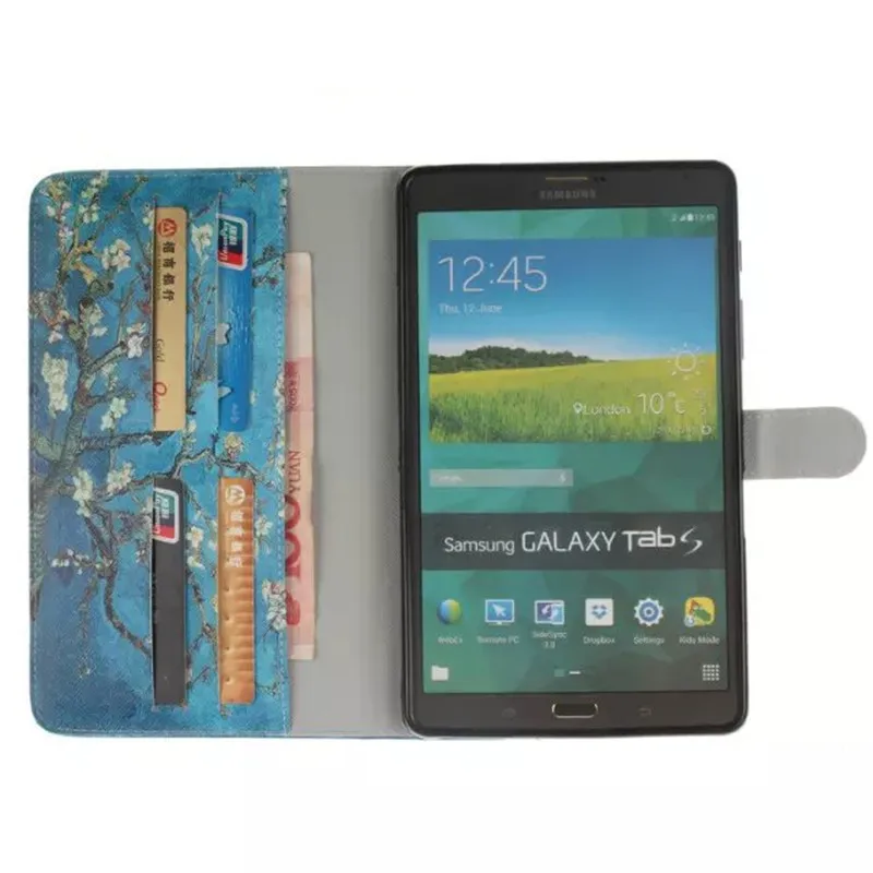 Силиконовый чехол для Samsung Galaxy Tab S 8 4 T700 T705 с откидной крышкой и изображением тигра
