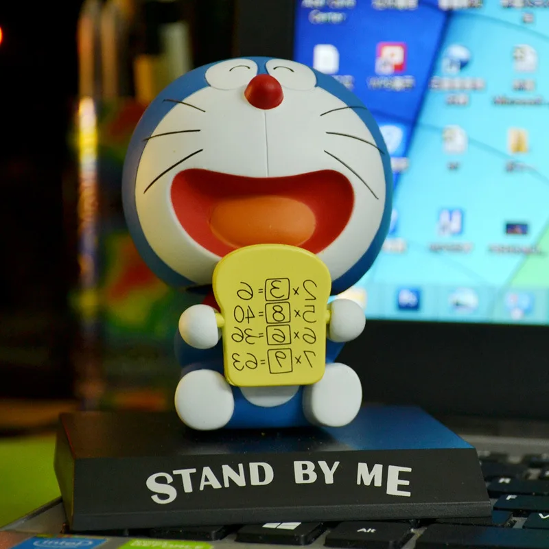 C Мультяшные пластиковые фигурки Doraemon с качающейся головой, Автомобильные украшения для интерьера, коллекция Doraemon, украшение для автомобиля - Название цвета: C