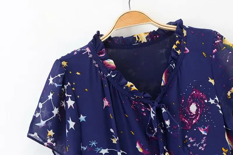 Женское шифоновое платье H.SA повседневное Плиссированное Платье До Колена с