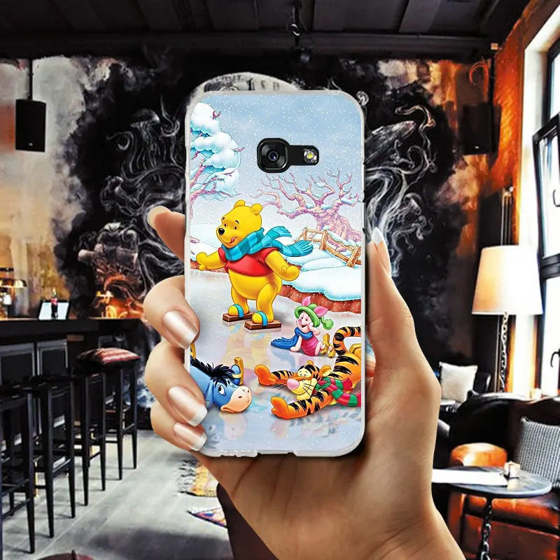 Cute And Clumsy Winnie Pooh Soft Phone Cases Cover for Samsung Galaxy S2 S3 S4 S5 Mini S6 S7 S8 S9 S10 Edge Plus Lite Note 5 8 |