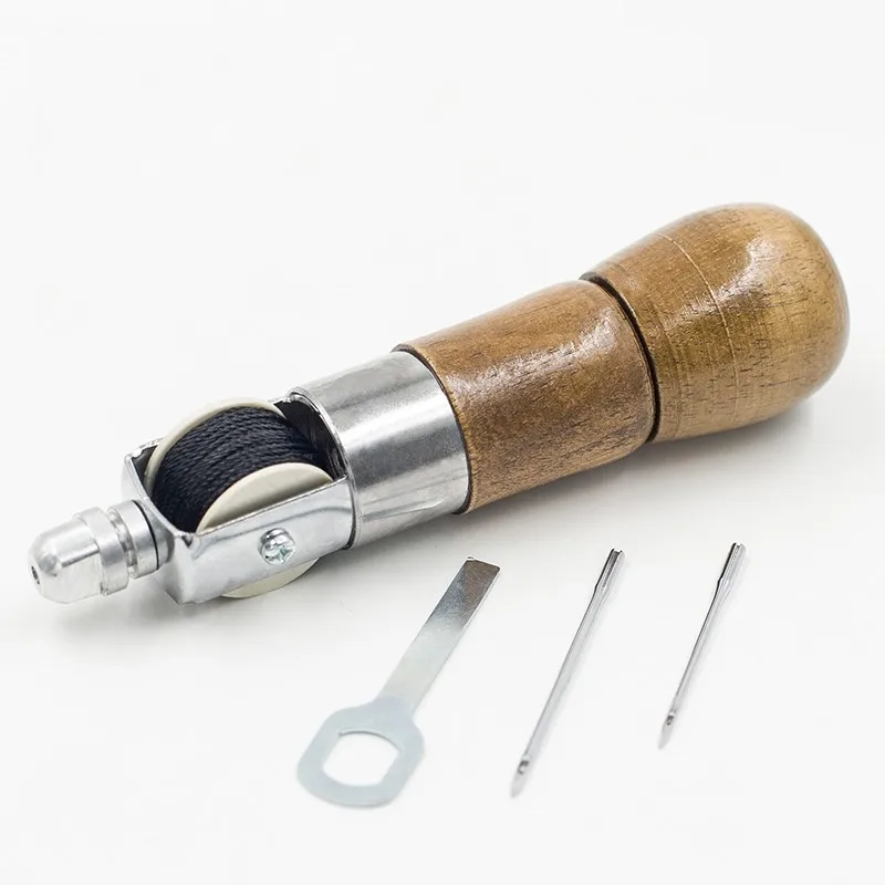 Восковая линия для резьбы деревянная ручка шило шитья игла кожи холста палатки