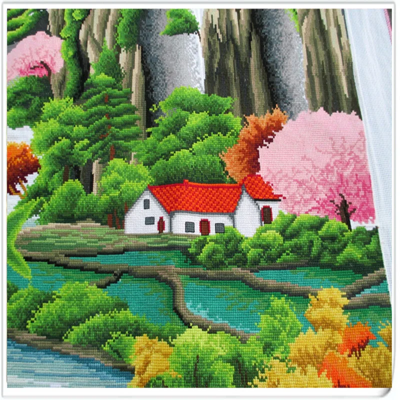 Вышивка крестиком/вышивка крестиком пейзаж Живопись/машинная вышивка красивый