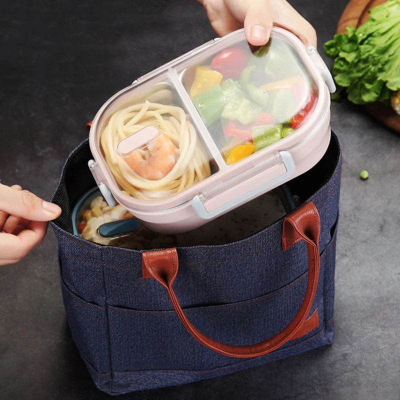 Портативный Ланч бокс Детская школьная металлическая коробка Bento кухня