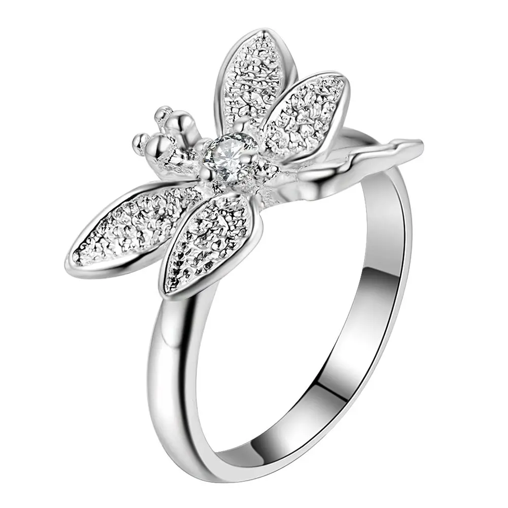 2019 Новое Женское кольцо стрекоза женские вечерние кольца для мужчин и женщин