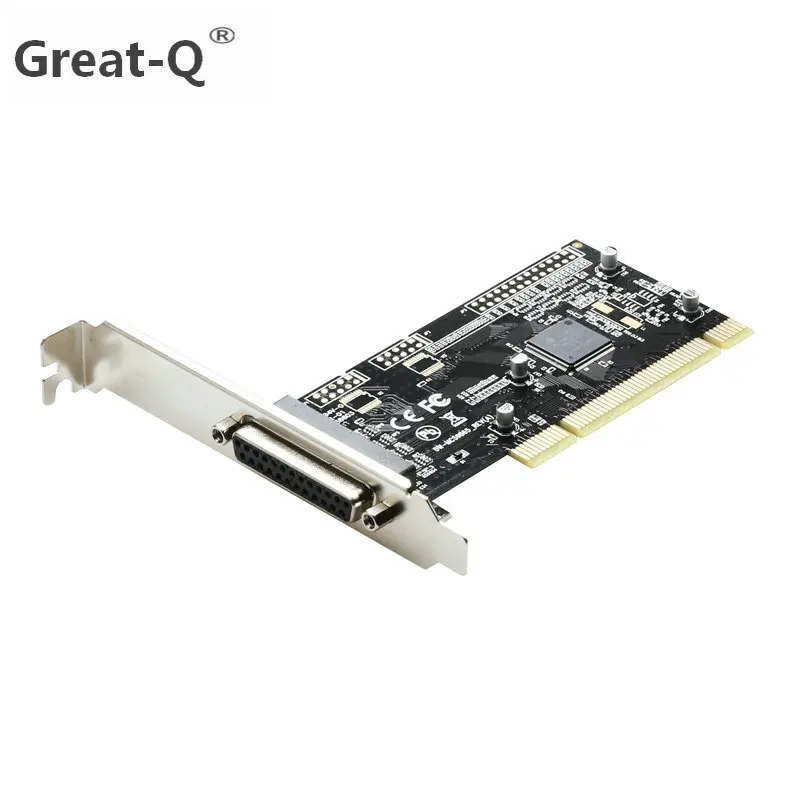 Great-Q 1 порт I/O 25pin параллельная плата расширения LPT PCI адаптер к DB25 принтера чип AX9865 |