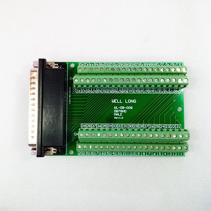 DB78 наружная секционная плата D'SUB Header модуль DSUB клеммного блока.|terminal block|board