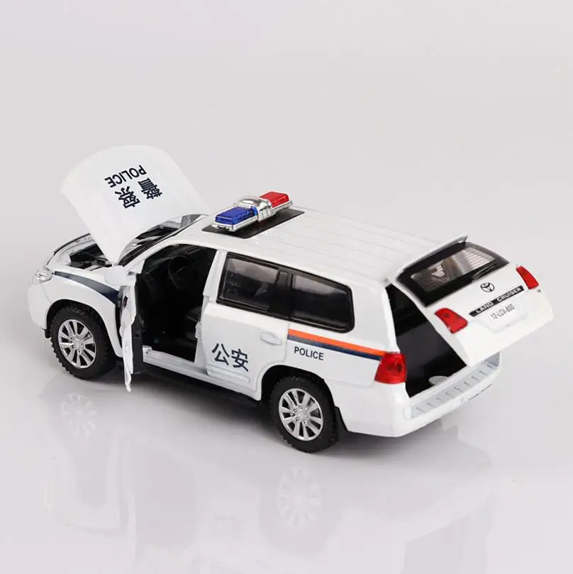 Игрушечный автомобиль полиция TOYOTA LAND CRUISER Коллекция игрушечных автомобилей