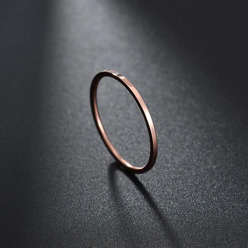 Женское Обручальное Кольцо ELSEMODE гладкое обручальное кольцо из титановой стали