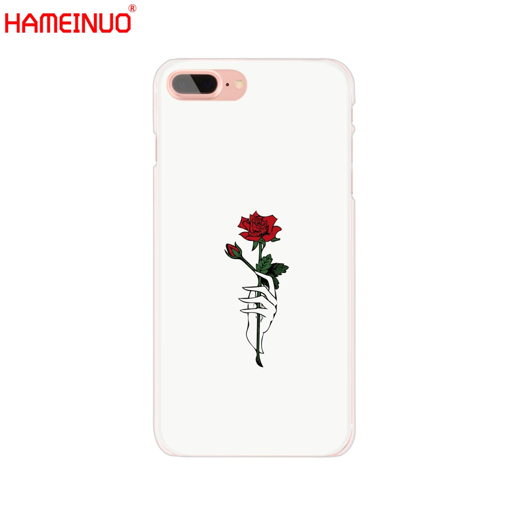 HAMEINUO ко Дню Святого Валентина цветочный узор сотовый телефон чехол для iphone X 8 7 6 4
