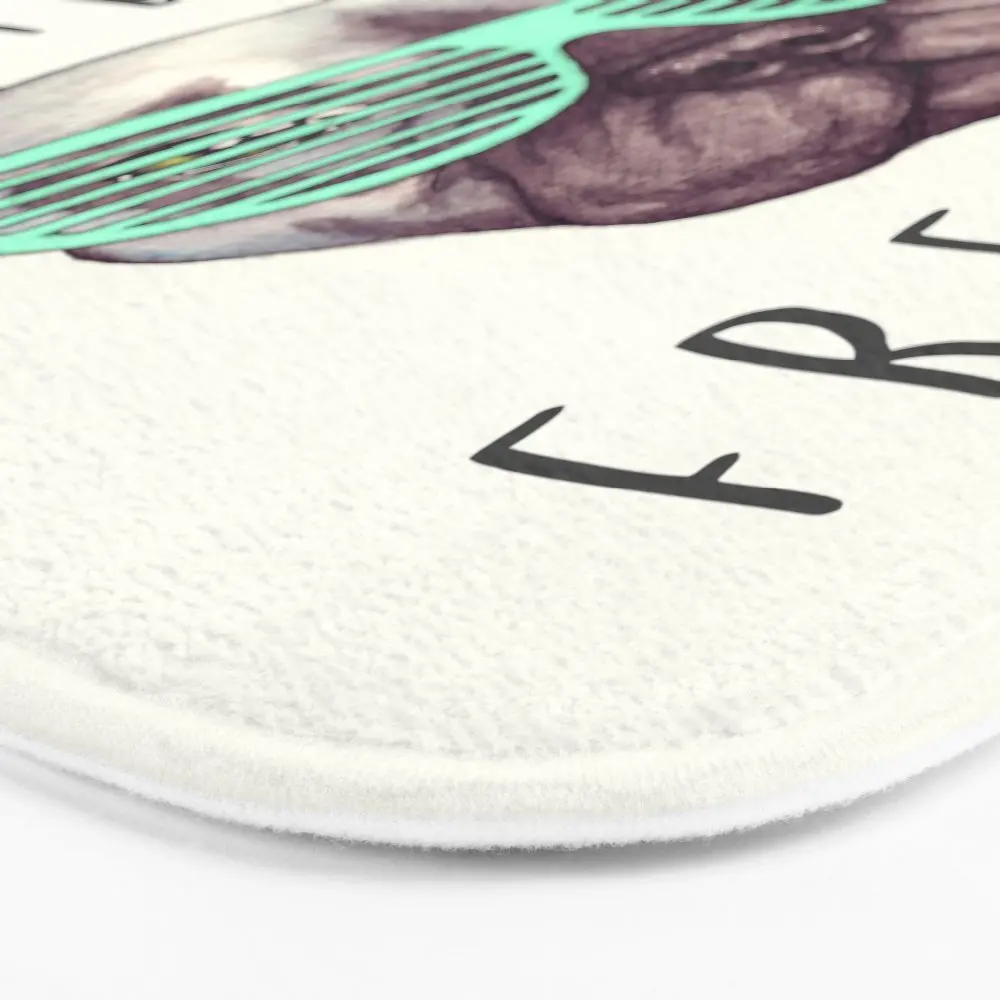 Коврик для ванной с рисунком французского бульдога Жизнь La Vida 21x34 дюйма флисовый