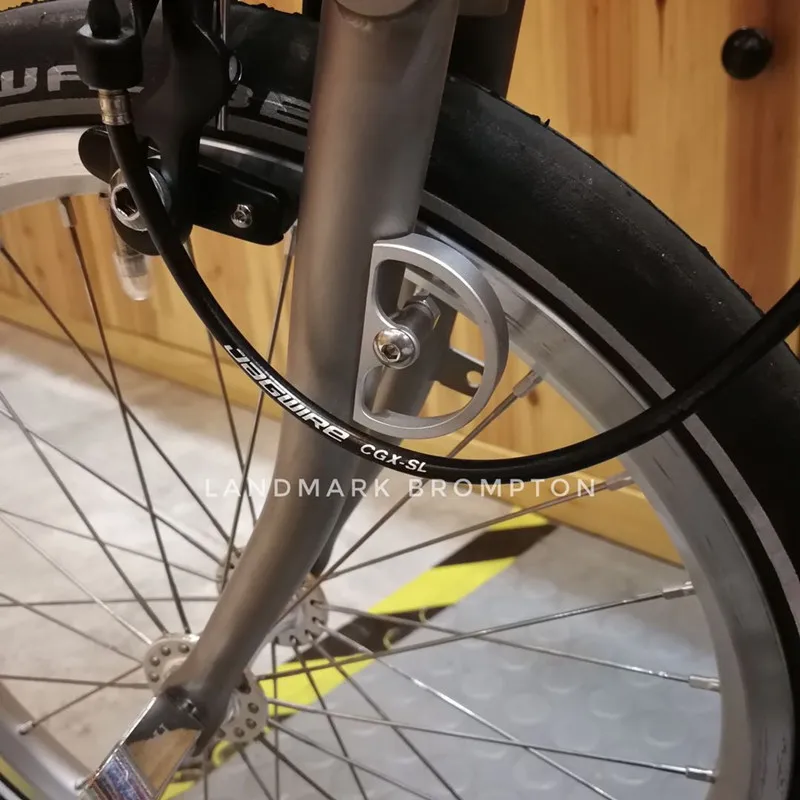 Складной велосипед без брызговика для brompton передняя вилка