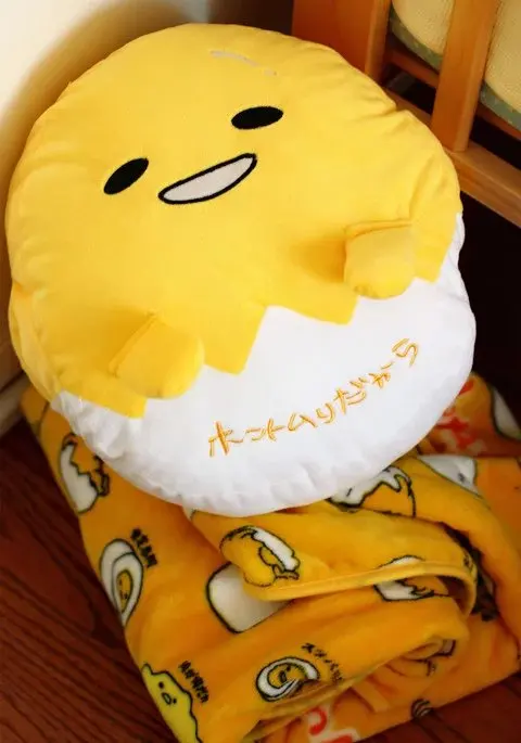 IVYYE Gudetama Аниме Плюшевые Вещи Аксессуары плюшевая кукла мягкая пушистая теплая мягкая игрушечное одеяло кровать пледы одеяло s Новинка