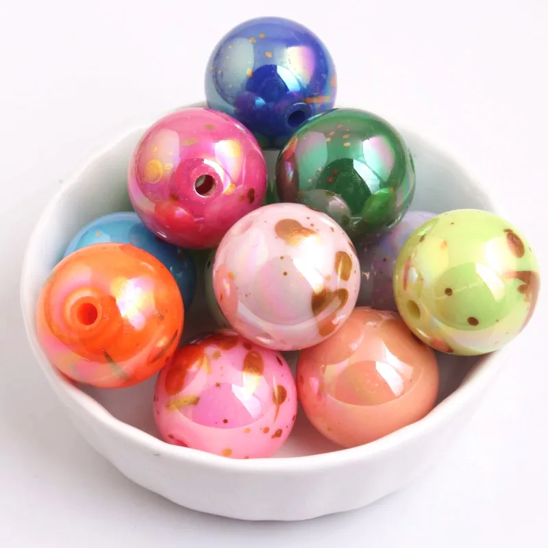 OYKZA Высококачественные Новые Пасхальные пастельные бусины 20 мм 100 шт. Акриловые