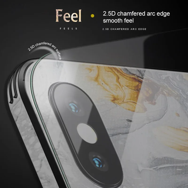 Стеклянный чехол для телефона для iPhone XS MAX XR X 10 мраморный камень абстрактный дизайн роскошный силиконовый чехол s Чехол для iPhone 7 8 6S Plus
