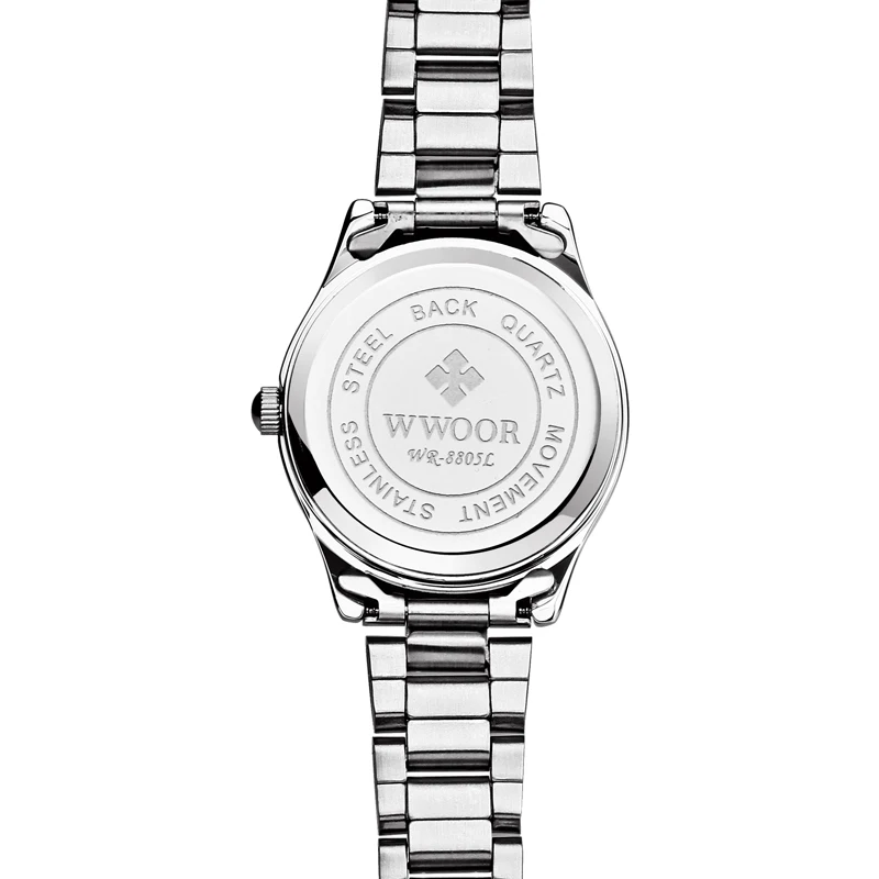 2017 New Brand Women Quartz Watches Number Dial 30m Waterproof Stainless Steel Wristwatches High Quality Mother Watch | Наручные часы