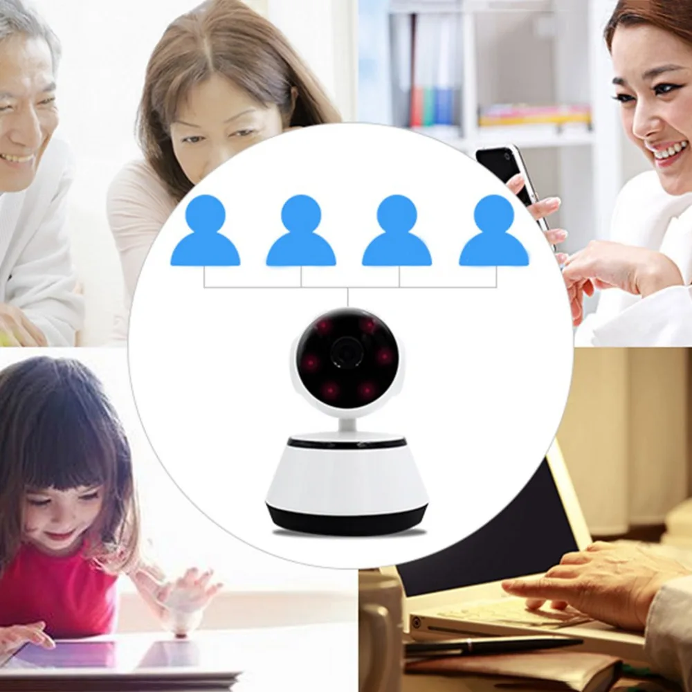 Детский монитор Мини ip камера 720P Беспроводная умная WiFi Wi Fi аудио запись