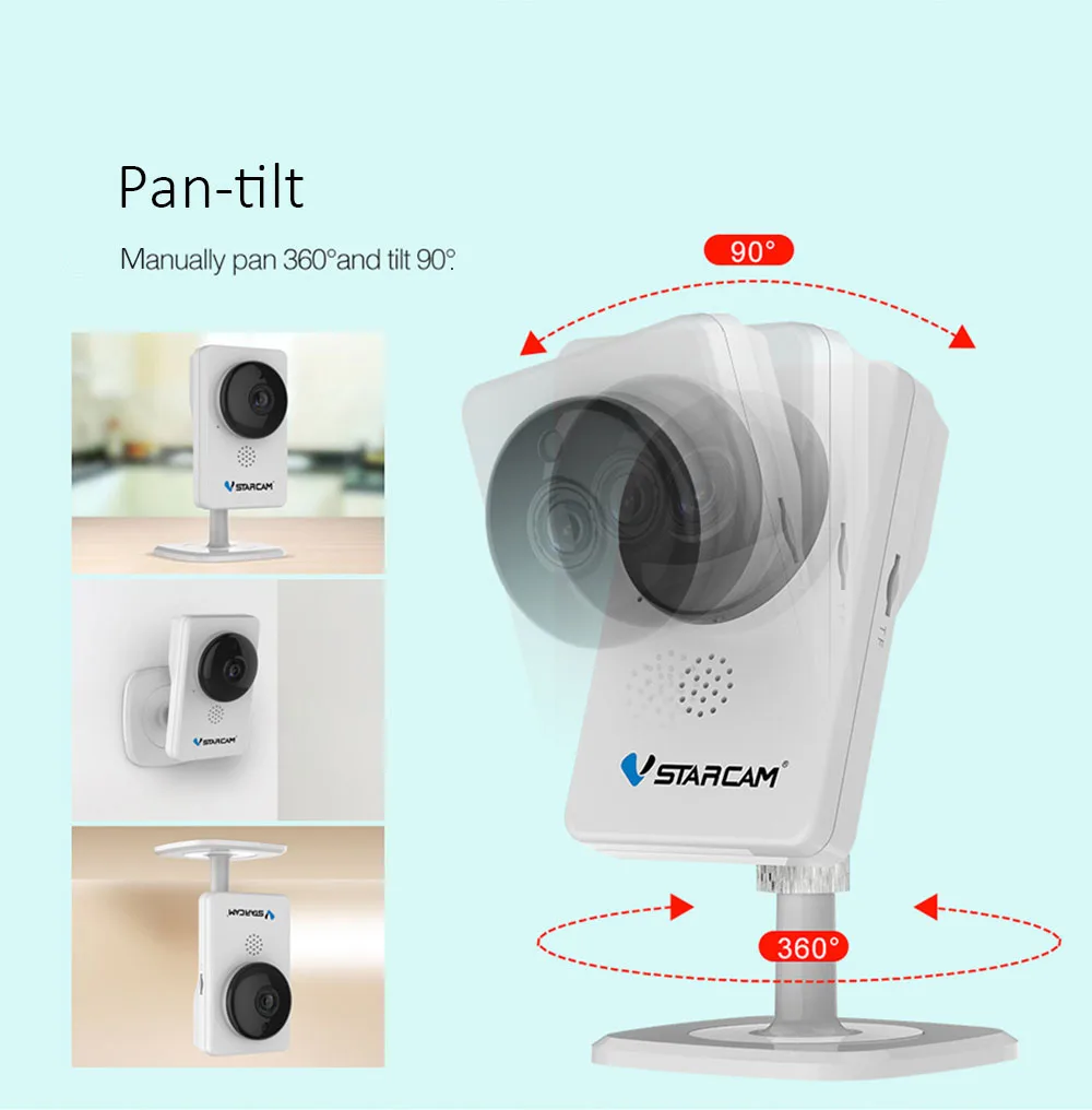 VStarcam C92S 2-мегапиксельная IP камера, мини умная инфракрасная камера ночного видения, 1080 P, Wi-Fi, беспроводная домашняя камера безопасности, 107, широкоугольная P2P