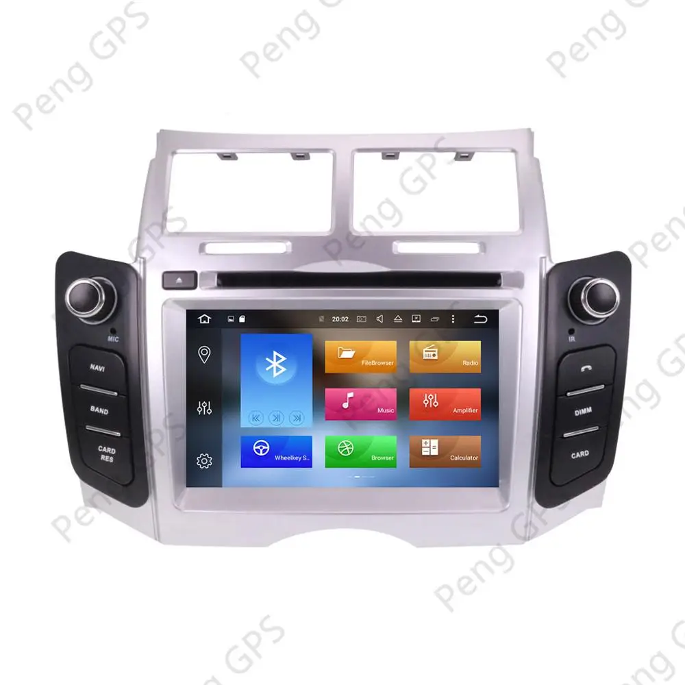 Android 9 0 Автомобильный DVD стерео мультимедиа головное устройство для TOYOTA YARIS 2005 2007
