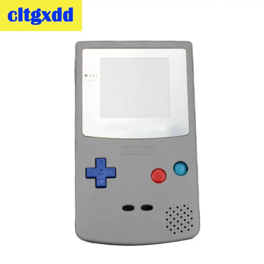 gray Cltgxdd полный корпус в виде ракушки чехол для nintendo Запчасти для Gameboy GBC Ремонт Часть пакет игровой машины интимные аксессуары - Цвет: gray