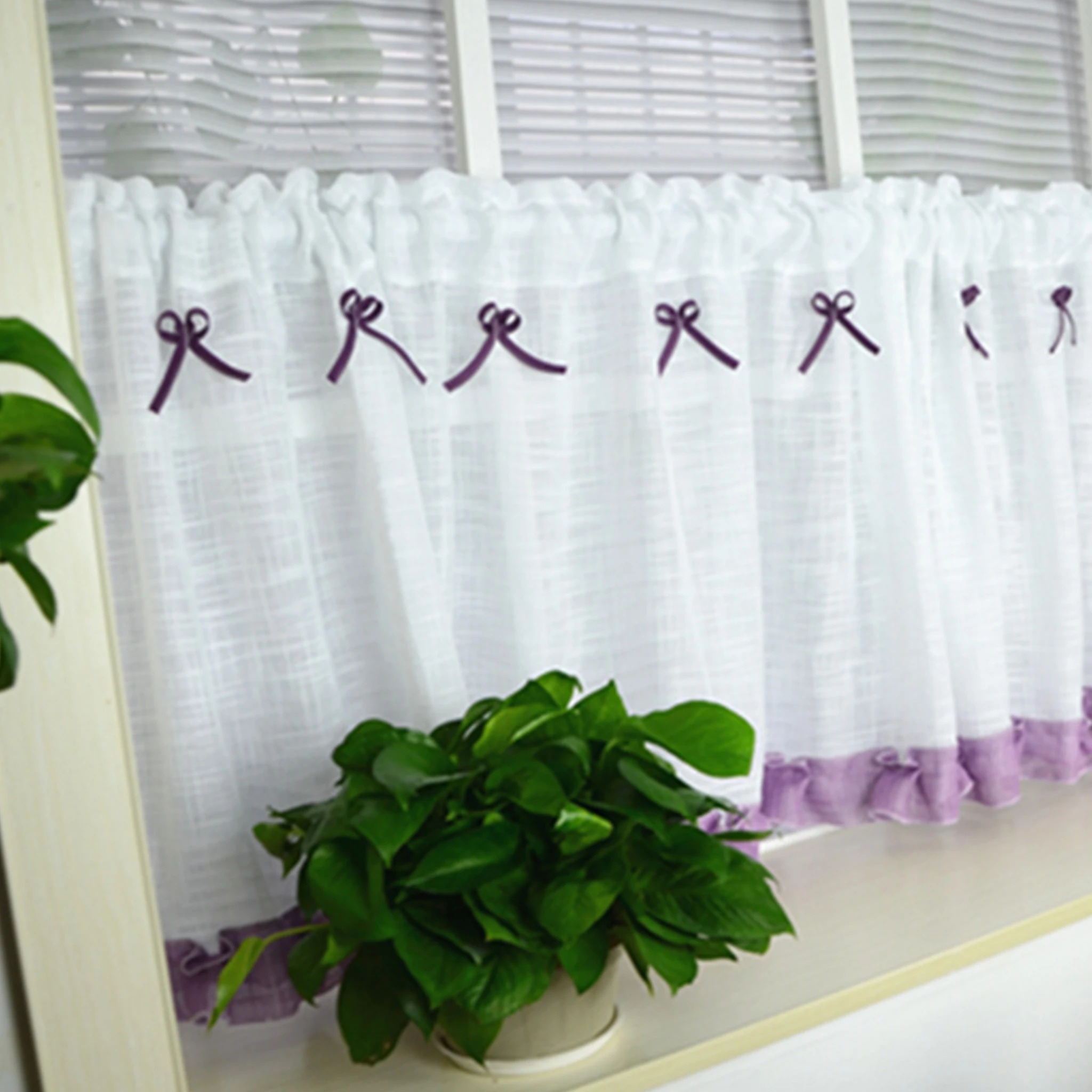 Полузанавес для вышивания окон настраиваемый световой занавес кофейная панель