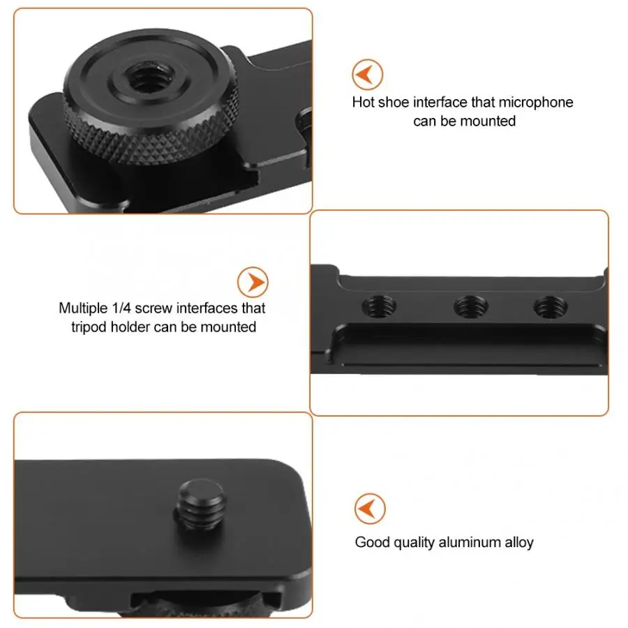 Удлинительный кронштейн штатив Горячий башмак для SONY A6400 A6300 Canon M6 M50