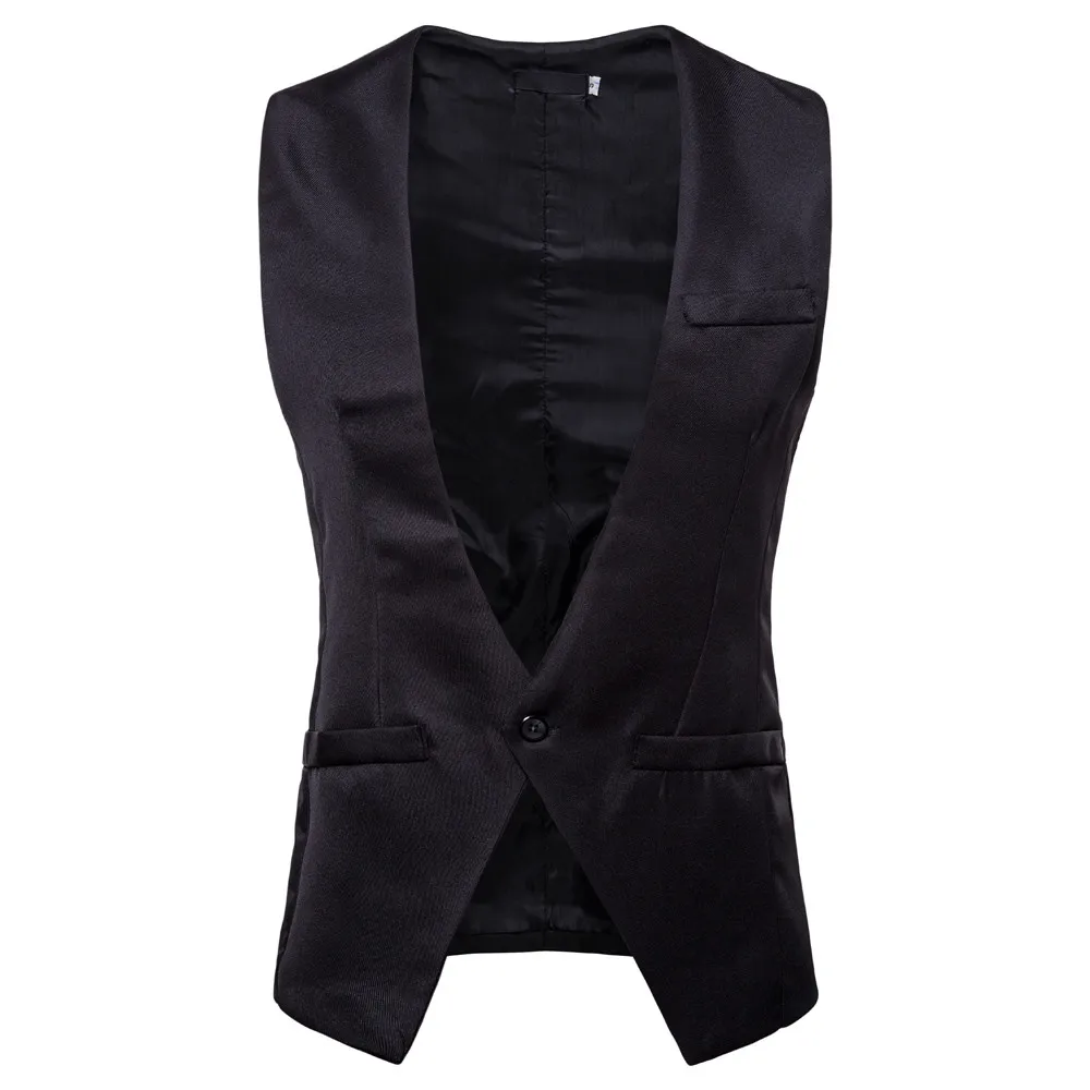 Костюм жилет Мужская куртка без рукавов жилет Мода весна осень chalecos para hombre d90628