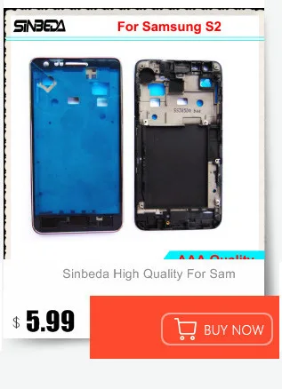 Sinbeda лучшее качество передний корпус для samsung Galaxy Note 2 N7100 N7105 ЖК передняя рамка средняя рамка запасные части