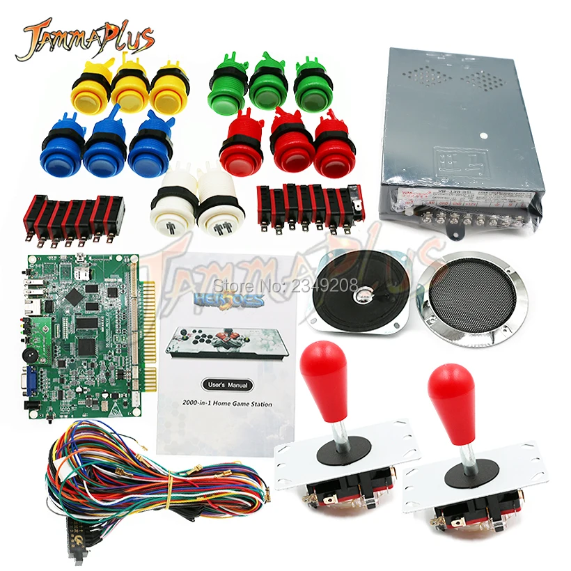 DIY jamma набор аркадных игр игровой комплект 2020 в 1 Multigame печатной платы с 8 способ